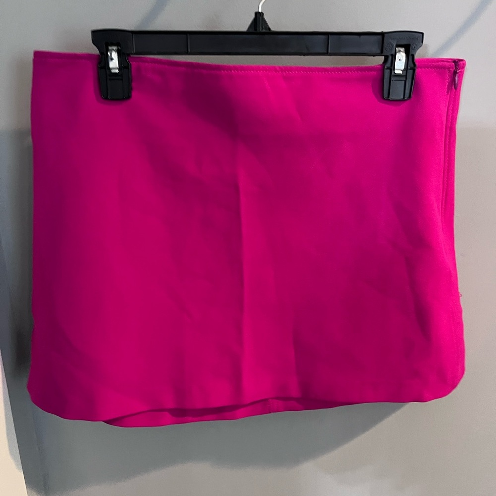 NWT Zara Bright Hot Pink Mini Skirt